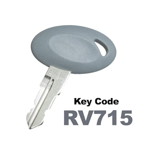 Bauer RV KEY, RV715  , Gray, Egg Shaped, Precut KEY-RV-715